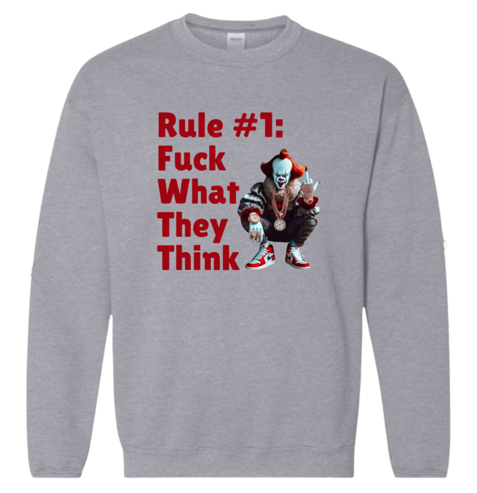 Rule #1 (Red font) Classic Sweater