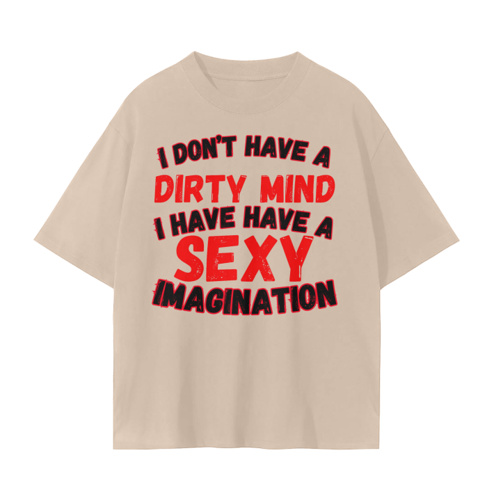 Sexy Imagination (Red) Unisex Seamless T-Shirt - 230 GSM