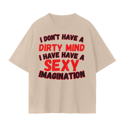 Sexy Imagination (Red) Unisex Seamless T-Shirt - 230 GSM