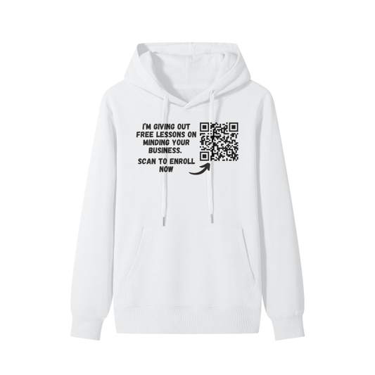 Free Lessons QR code Classic Hoodie