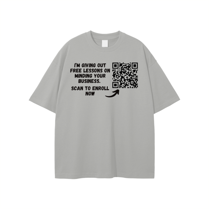 Free Lessons QR Code Unisex T-shirt
