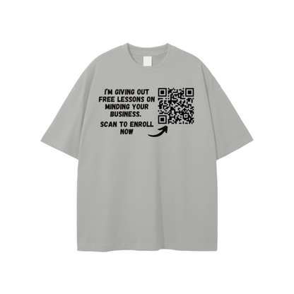 Free Lessons QR Code Unisex T-shirt