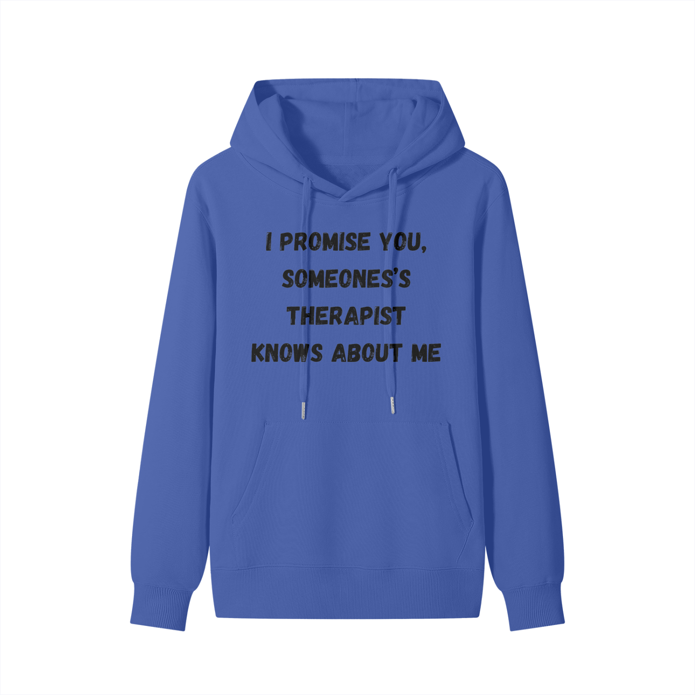 Someone's Therapist knows about me - (black font) Classic Hoodie