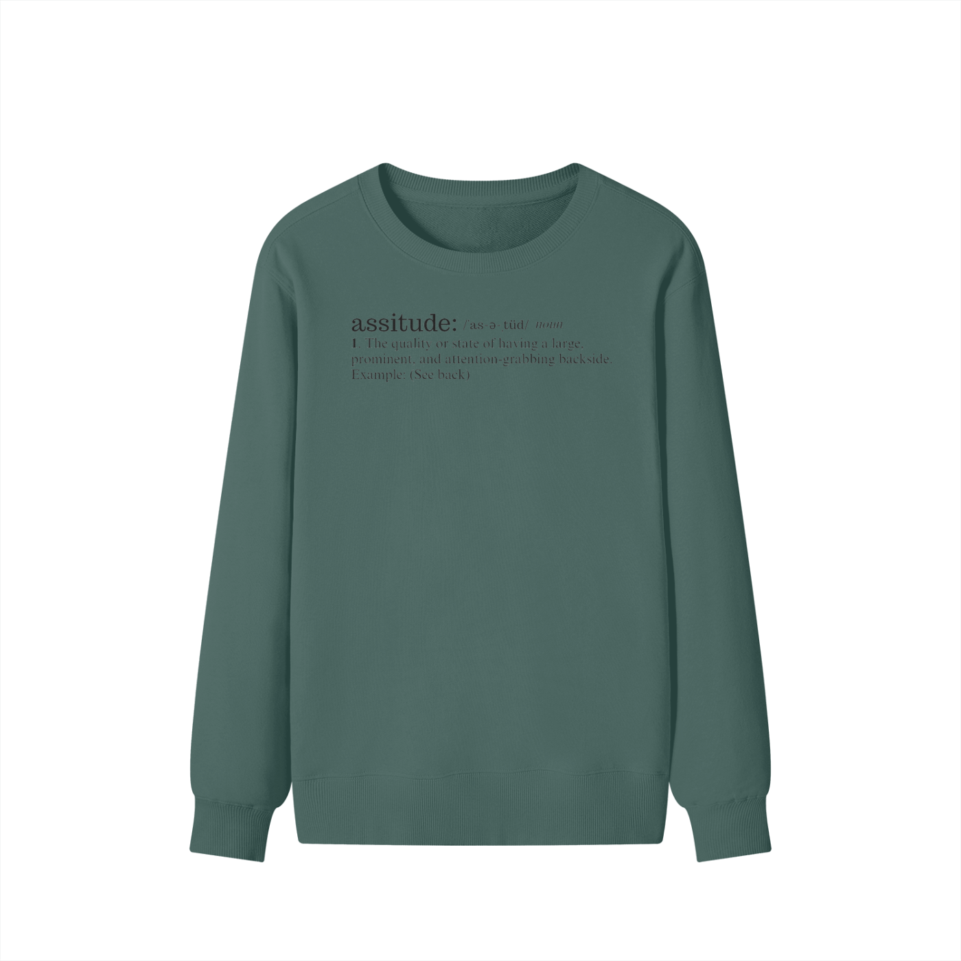 Assitude (See Back) Classic Sweater