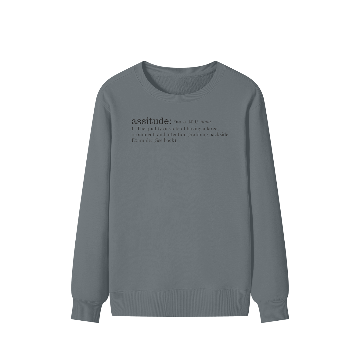 Assitude (See Back) Classic Sweater