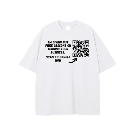 Free Lessons QR Code Unisex T-shirt