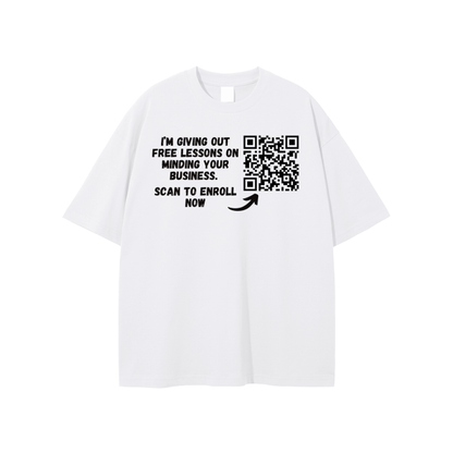 Free Lessons QR Code Unisex T-shirt
