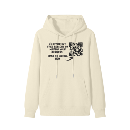 Free Lessons QR code Classic Hoodie