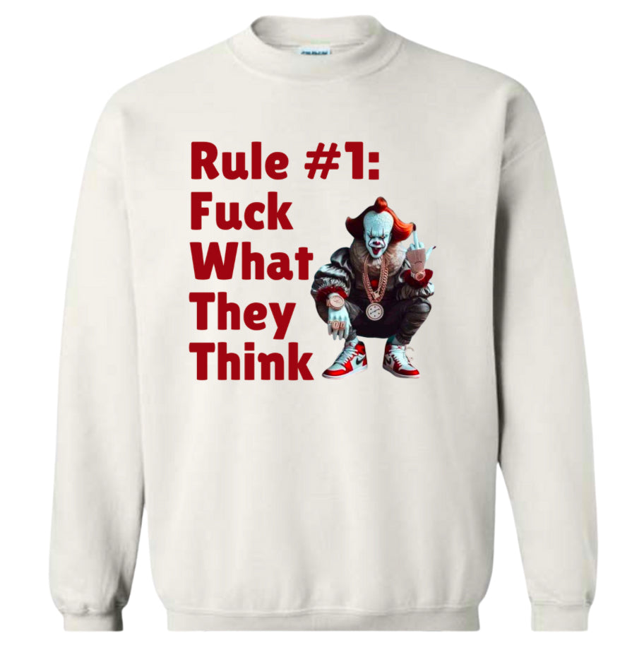 Rule #1 (Red font) Classic Sweater