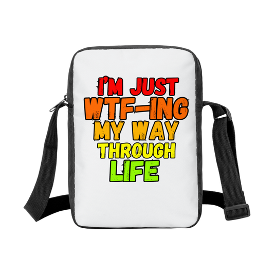 WTF-ing my way through Life (Rainbow) Mini Minimalist Crossbody Bag
