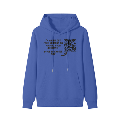 Free Lessons QR code Classic Hoodie