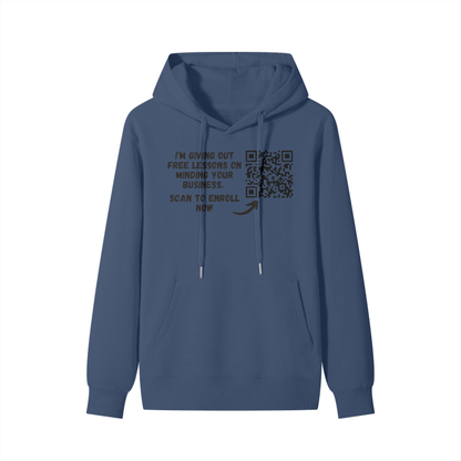 Free Lessons QR code Classic Hoodie