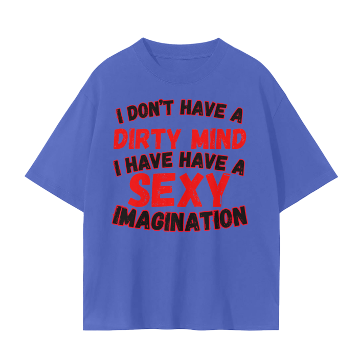 Sexy Imagination (Red) Unisex Seamless T-Shirt - 230 GSM