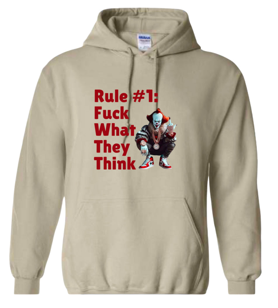 Rule #1 (Red font) Classic Hoodie
