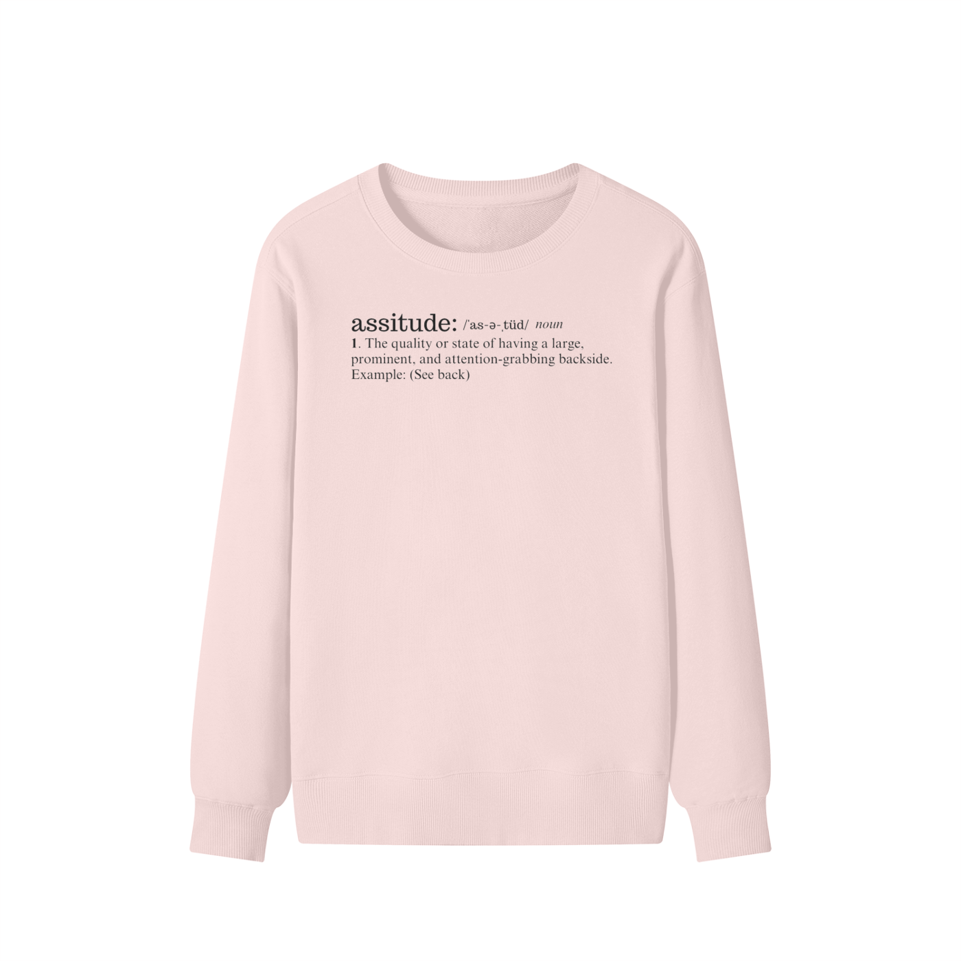 Assitude (See Back) Classic Sweater