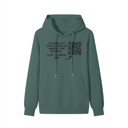 Free Lessons QR code Classic Hoodie