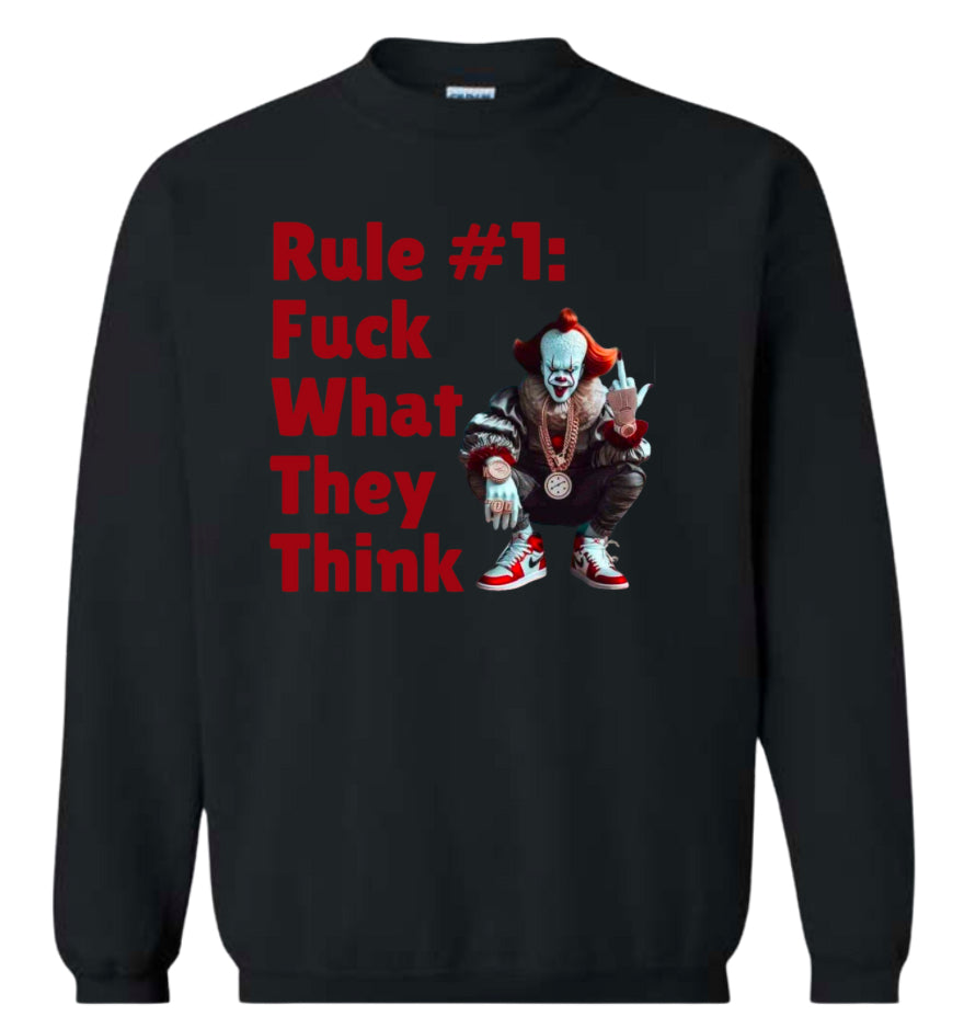 Rule #1 (Red font) Classic Sweater