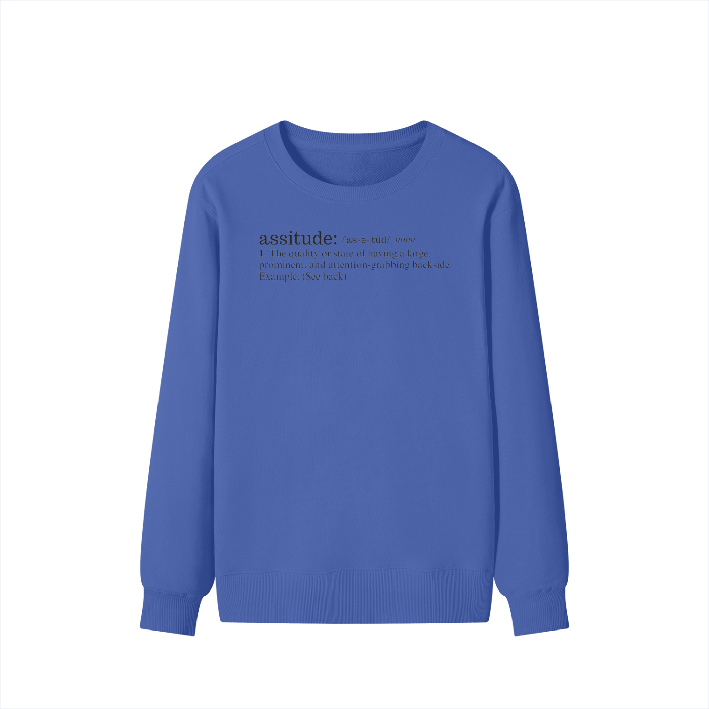 Assitude (See Back) Classic Sweater