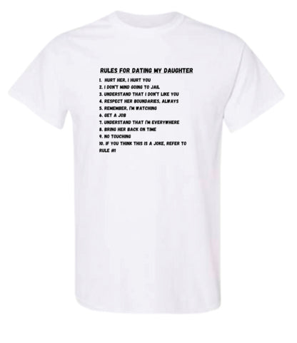 Rules for dating my daughter Heavy Cotton T-Shirt