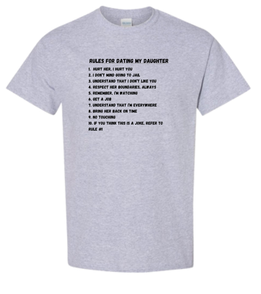 Rules for dating my daughter Heavy Cotton T-Shirt