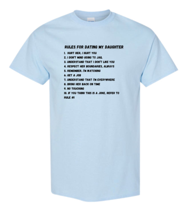 Rules for dating my daughter Heavy Cotton T-Shirt