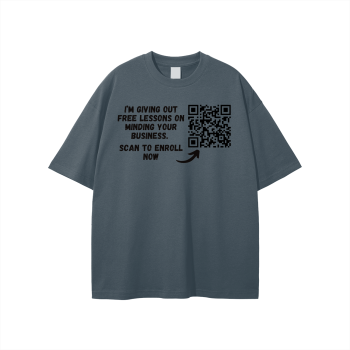 Free Lessons QR Code Unisex T-shirt