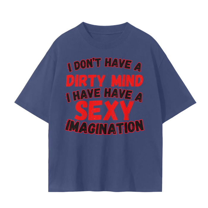 Sexy Imagination (Red) Unisex Seamless T-Shirt - 230 GSM
