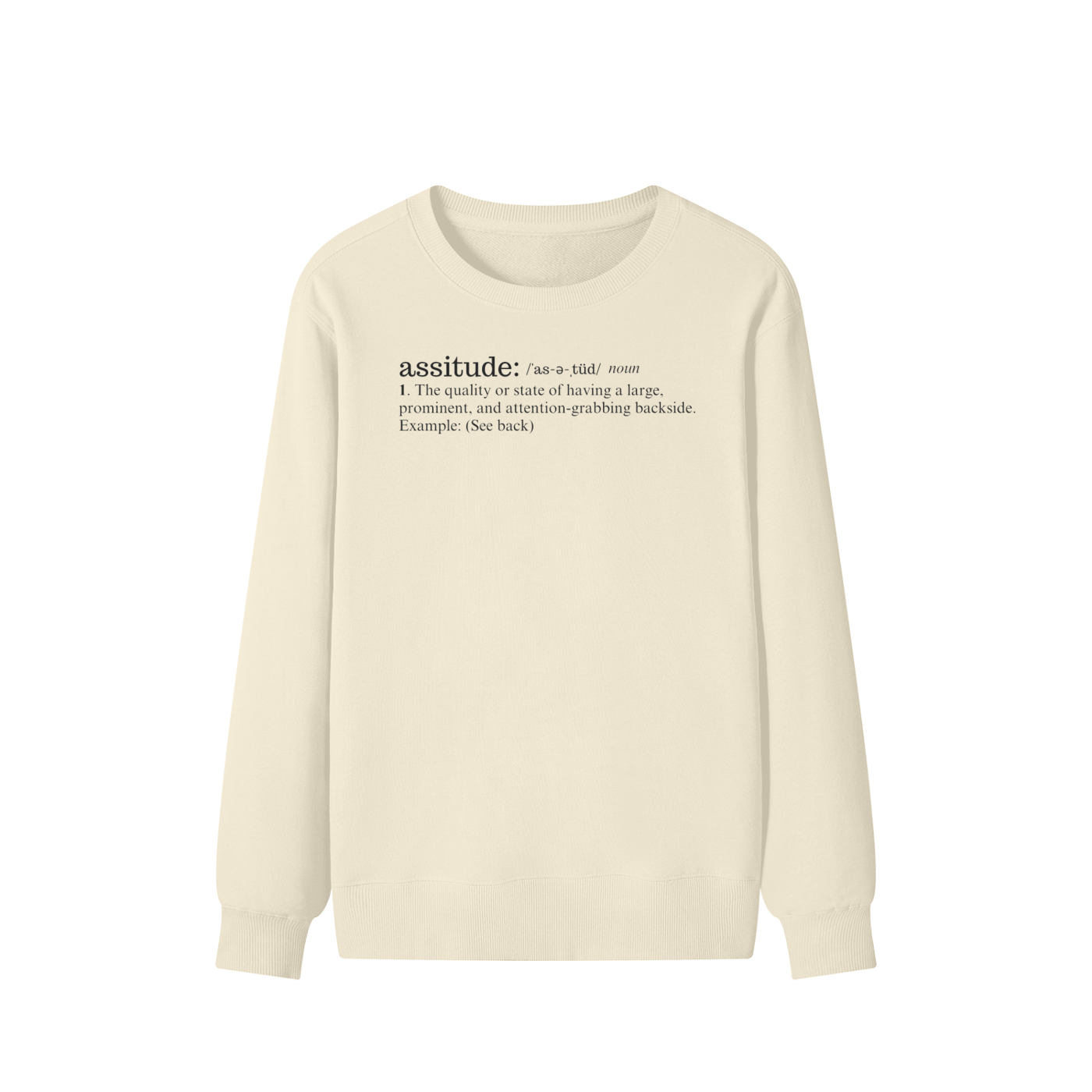 Assitude (See Back) Classic Sweater
