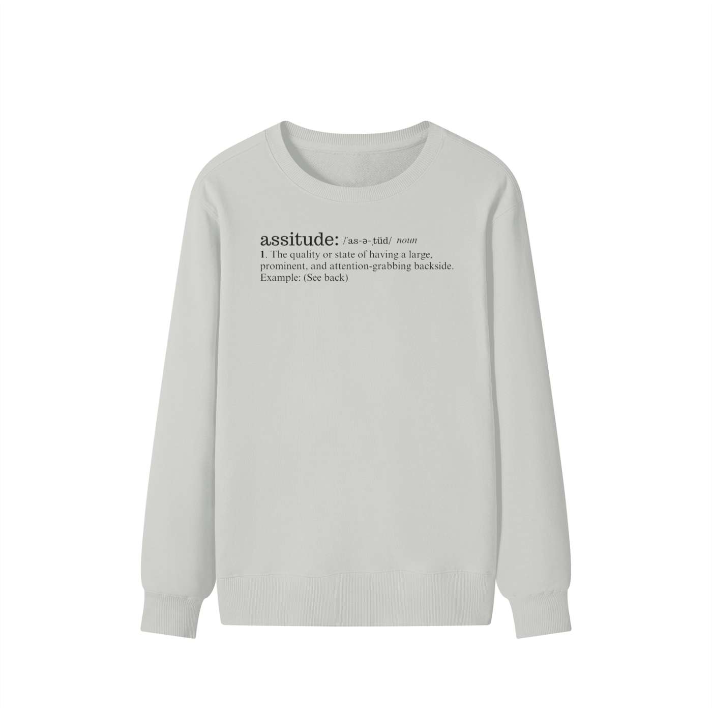 Assitude (See Back) Classic Sweater