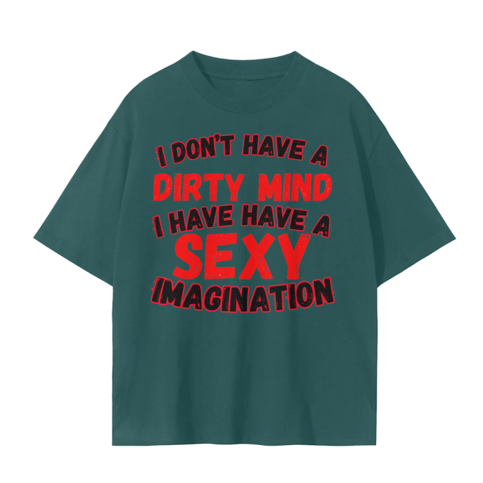 Sexy Imagination (Red) Unisex Seamless T-Shirt - 230 GSM