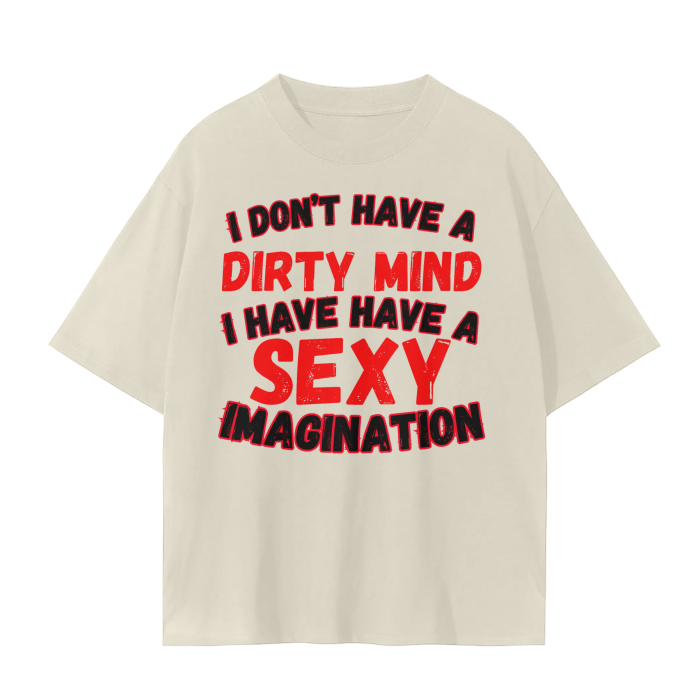 Sexy Imagination (Red) Unisex Seamless T-Shirt - 230 GSM