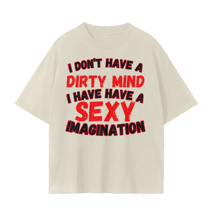 Sexy Imagination (Red) Unisex Seamless T-Shirt - 230 GSM