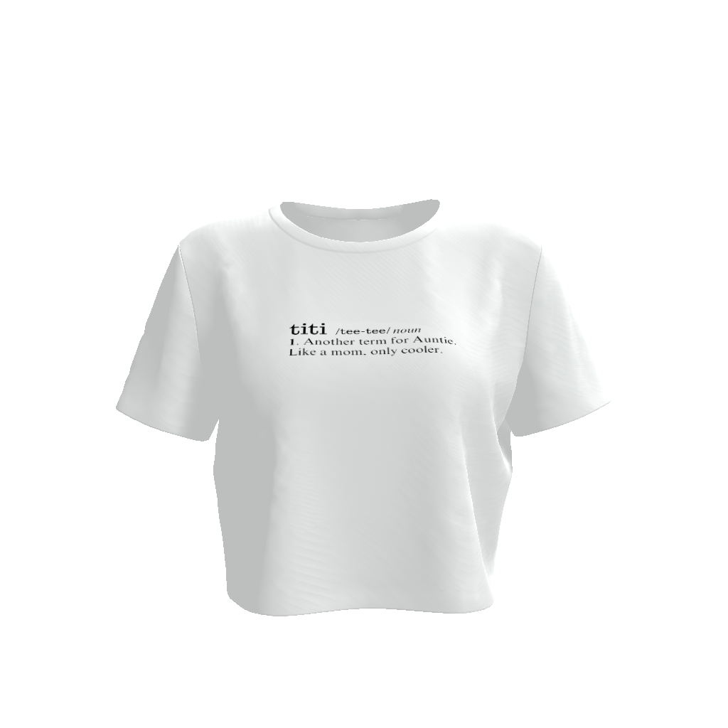 "Titi" Women's Cropped Tee