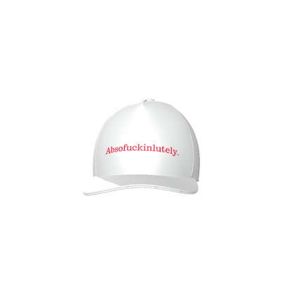 Absofuckinlutely (Red) Baseball Cap