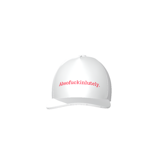 Absofuckinlutely (Red) Baseball Cap