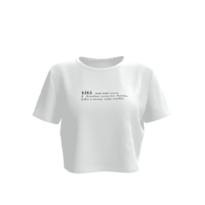 "Titi" Women's Cropped Tee