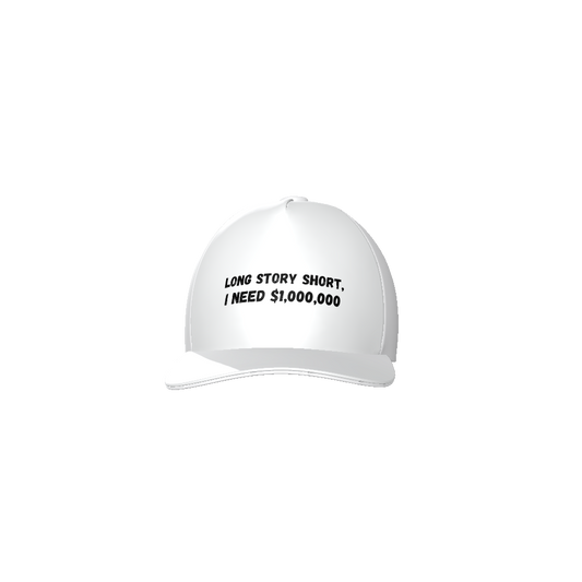 Long story short I need $1M Baseball Cap